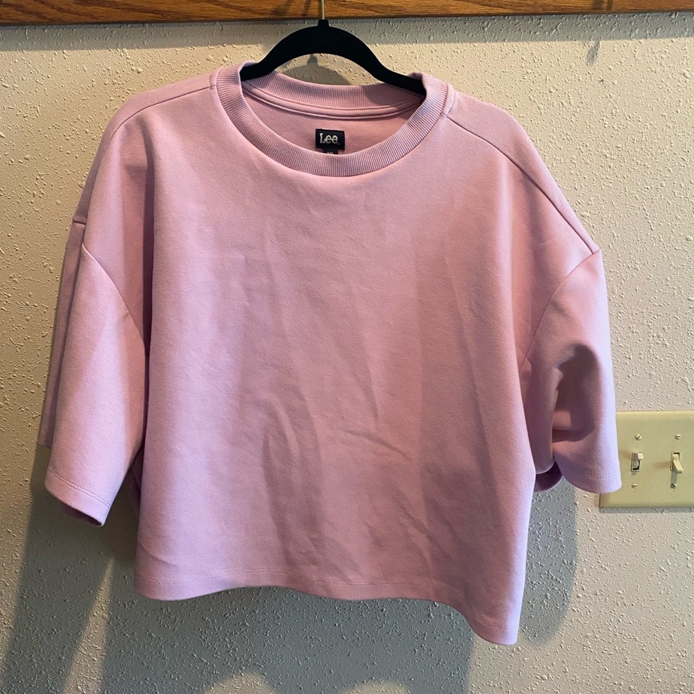 Lee Lavender Boxy Crop Top XXL
